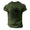 Signature GetUp Men's 3D Printed USA Flag Graphic T-Shirt – Breathable Mesh Short Sleeve Patriotic Top