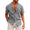 Signature GetUp - Men's Casual Button-Down Shirt - Short Sleeve Beach Shirt in Linen Cotton | Stylish Summer Tops