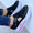Signature GetUp Red Casual Hollowed Out Patchwork Mesh Shoes – Women’s Flat Fly Knit Breathable Velcro Sneakers
